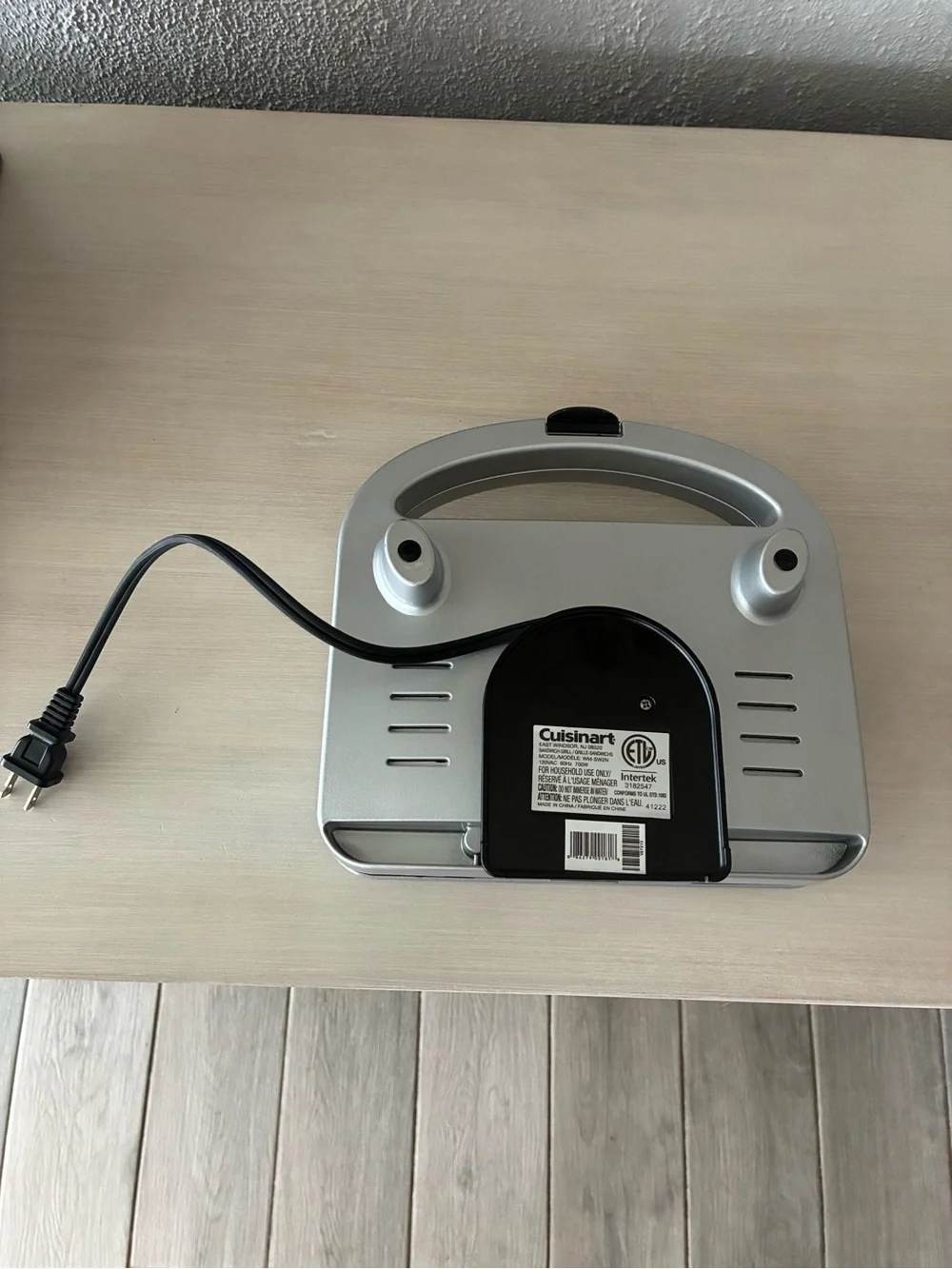 Cuisinart Silver Sandwich Grill